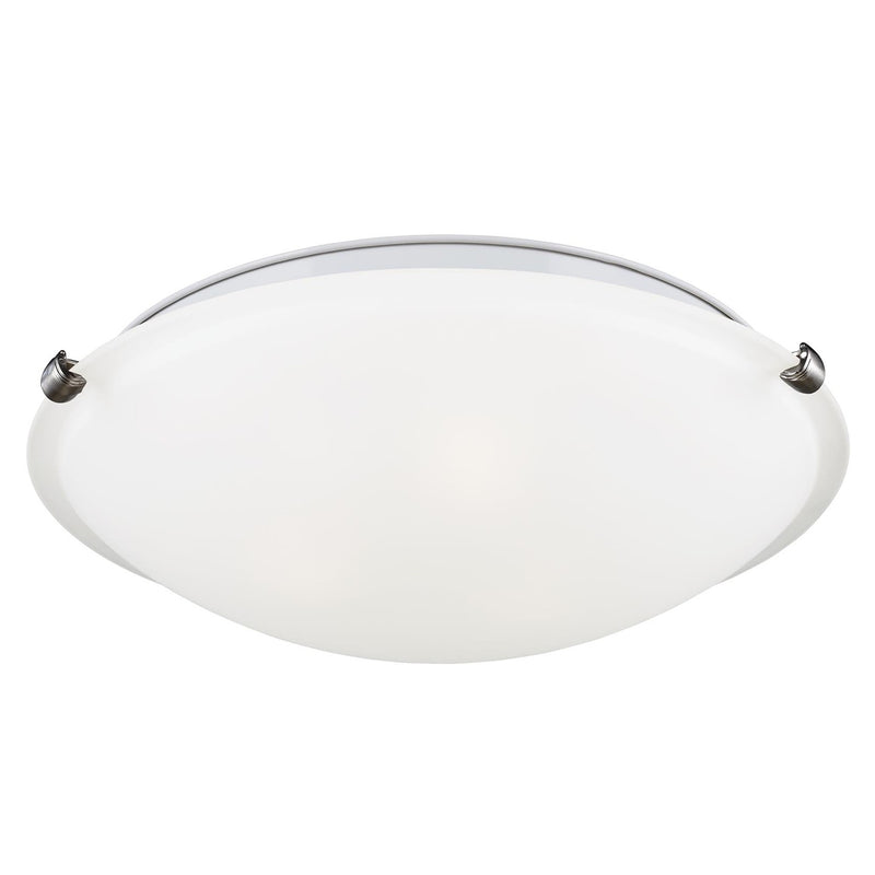Generation Lighting 7543502EN3-962 Two Light Flush Mount, Brushed Nickel
