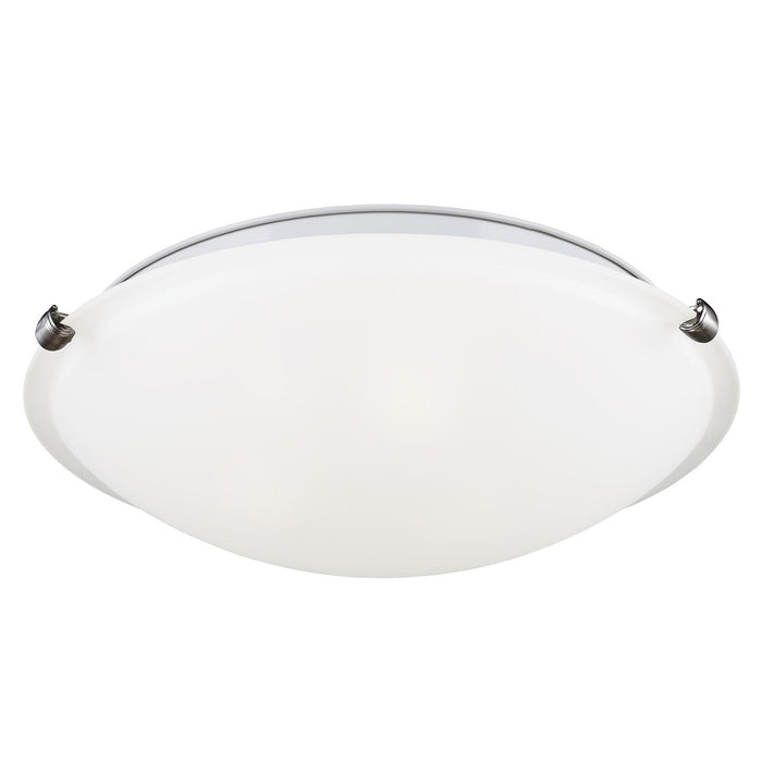 Generation Lighting 7543502EN3-962 Two Light Flush Mount, Brushed Nickel