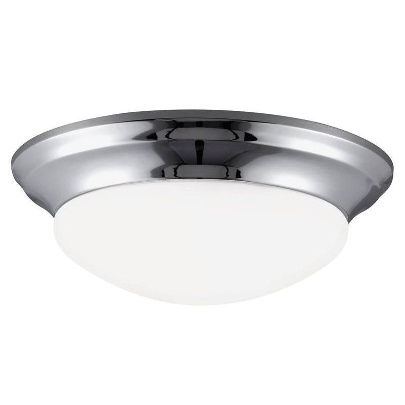 Generation Lighting 75435EN3-05 Two Light Flush Mount, Chrome