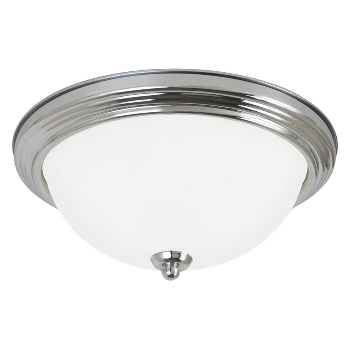 Generation Lighting 77064EN3-05 Two Light Flush Mount, Chrome