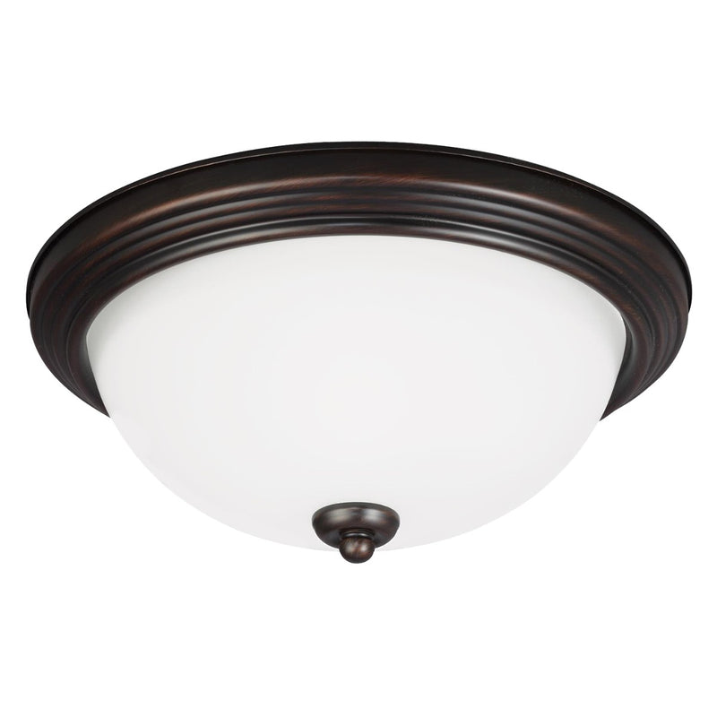 Generation Lighting 77263EN3-710 One Light Flush Mount, Bronze