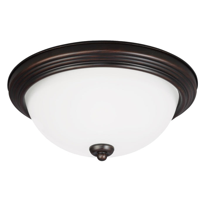 Generation Lighting 77263EN3-710 One Light Flush Mount, Bronze