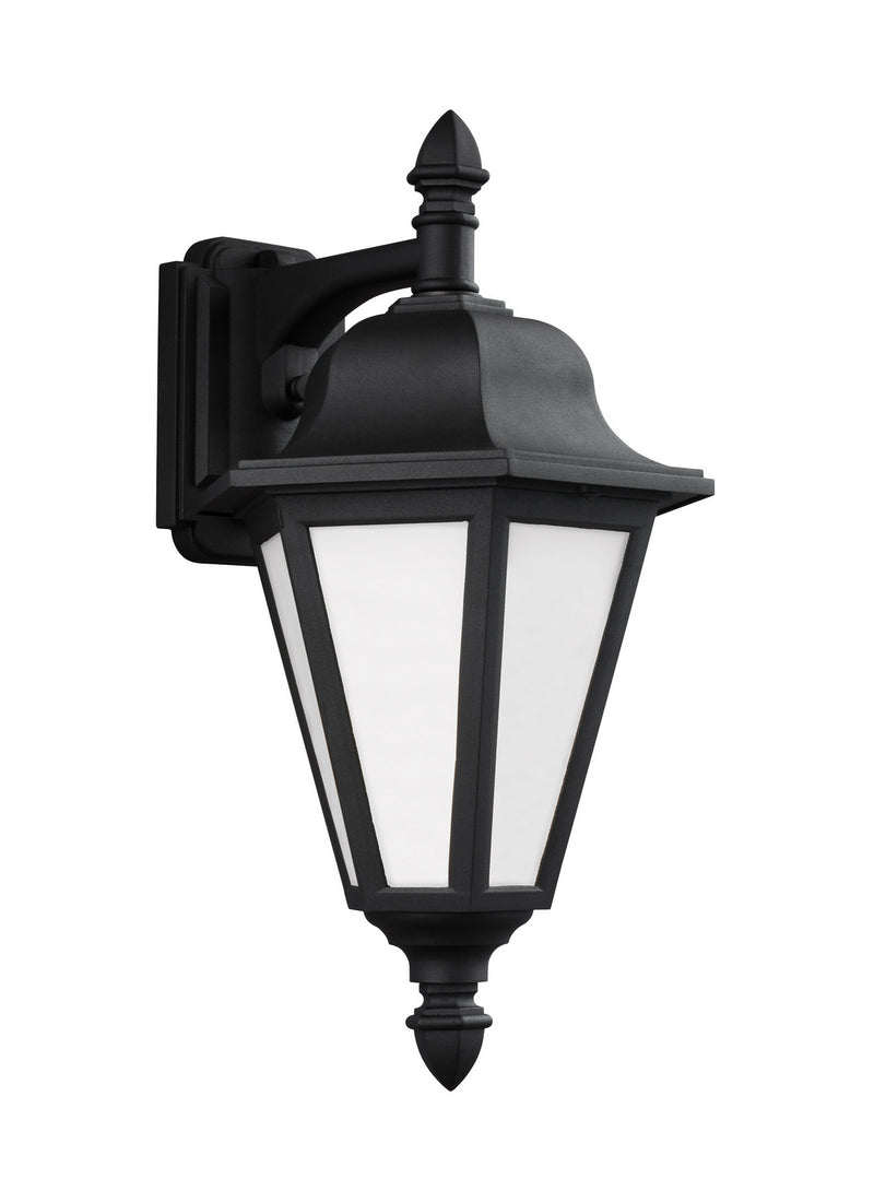 Generation Lighting 89825EN3-12 One Light Outdoor Wall Lantern, Black
