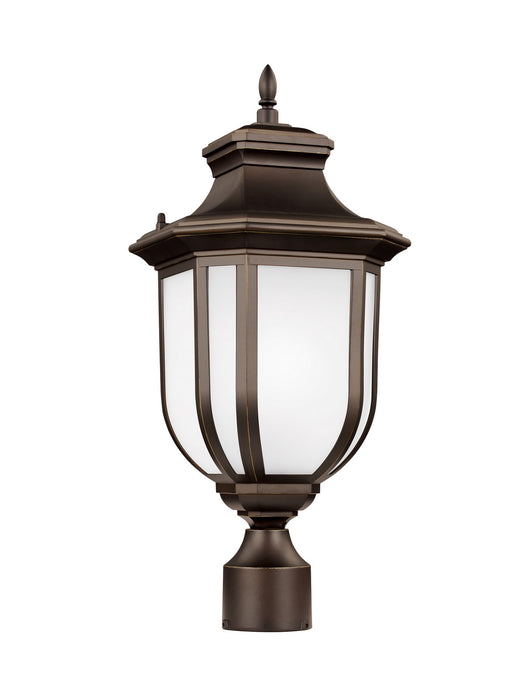 Generation Lighting 8236301EN3-71 One Light Outdoor Post Lantern, Antique Bronze