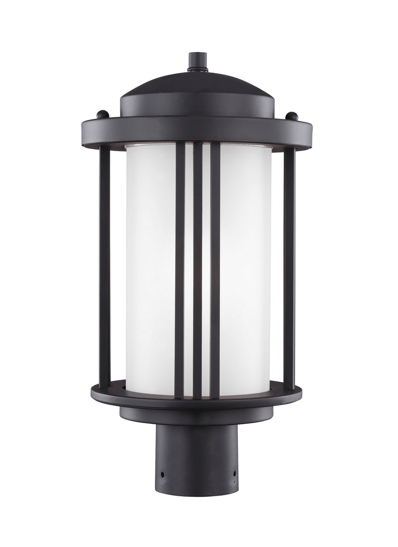 Generation Lighting 8247901EN3-12 One Light Outdoor Post Lantern, Black