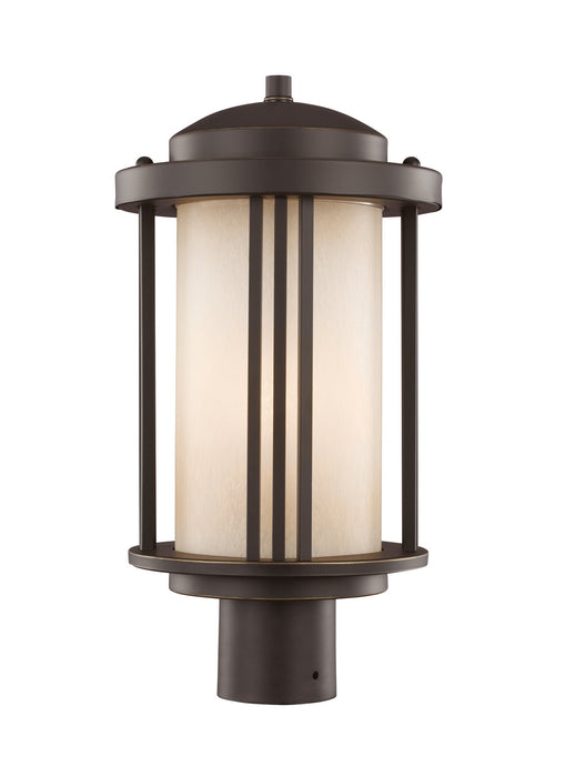 Generation Lighting 8247901EN3-71 One Light Outdoor Post Lantern, Antique Bronze