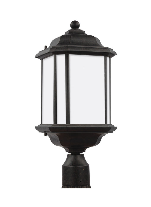 Generation Lighting 82529EN3-746 One Light Outdoor Post Lantern, Oxford Bronze