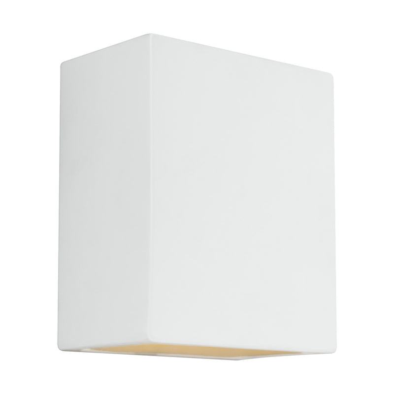 Generation Lighting 8304801-714 One Light Outdoor Wall Lantern, Unfinished Ceramic