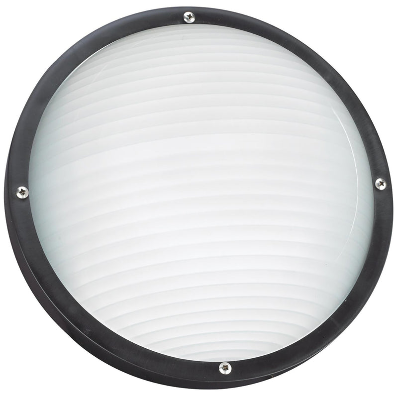 Generation Lighting 83057EN3-12 One Light Outdoor Wall / Ceiling Mount, Black