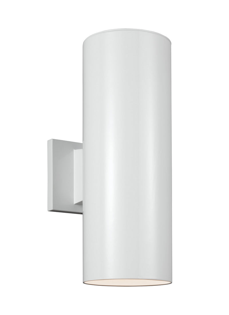 Visual Comfort Studio 8313802EN3-15 Two Light Outdoor Wall Lantern, White