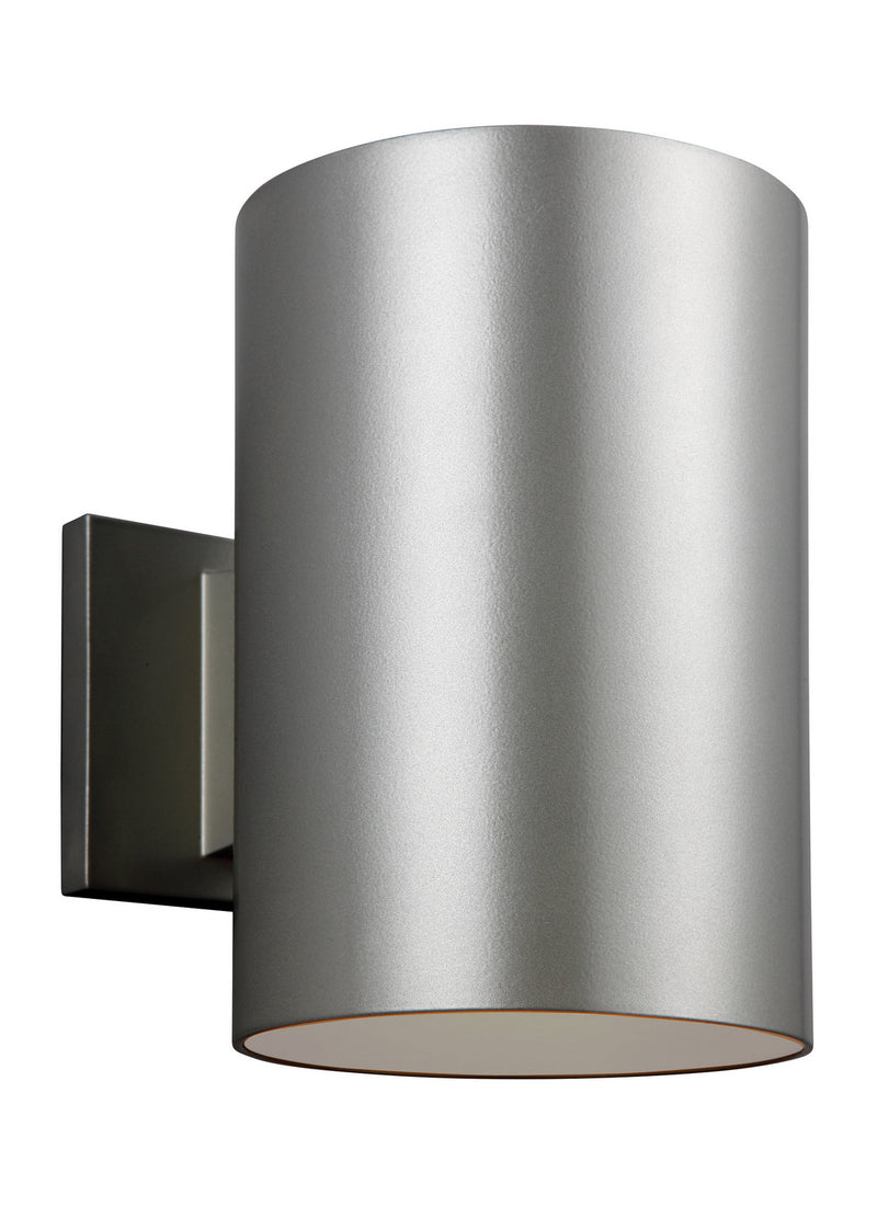 Visual Comfort Studio 8313901EN3-753 One Light Outdoor Wall Lantern, Painted Brushed Nickel