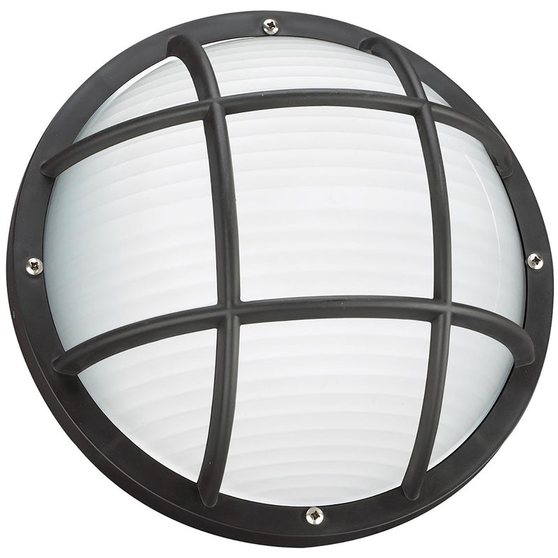 Generation Lighting 89807EN3-12 One Light Outdoor Wall / Ceiling Mount, Black