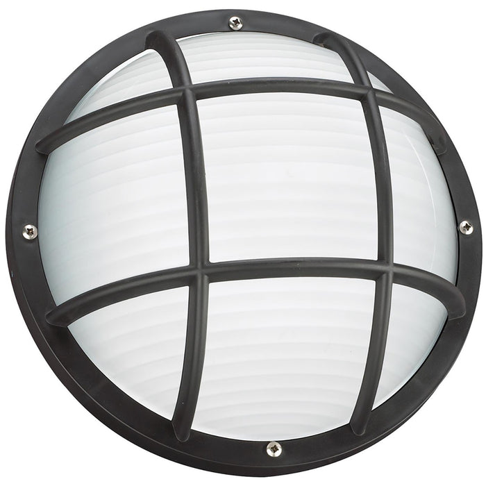 Generation Lighting 89807EN3-12 One Light Outdoor Wall / Ceiling Mount, Black