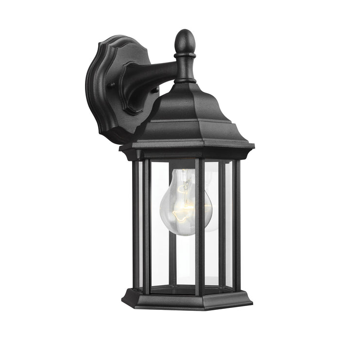 Generation Lighting 8338701-12 One Light Outdoor Wall Lantern, Black