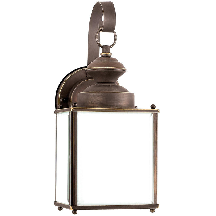 Generation Lighting 84157DEN3-71 One Light Outdoor Wall Lantern, Antique Bronze