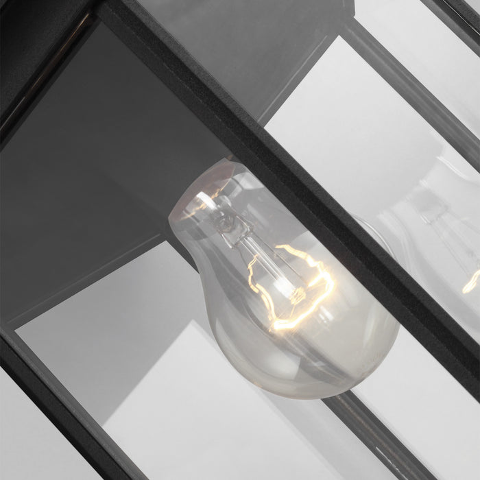 Generation Lighting 8438701-12 One Light Outdoor Wall Lantern, Black