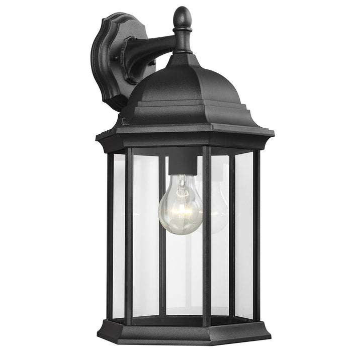 Generation Lighting 8438701-12 One Light Outdoor Wall Lantern, Black