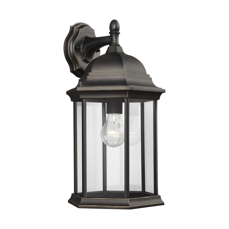 Generation Lighting 8438701-71 One Light Outdoor Wall Lantern, Antique Bronze