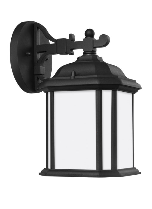 Generation Lighting 84529EN3-12 One Light Outdoor Wall Lantern, Black