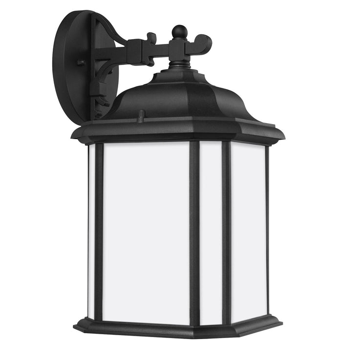 Generation Lighting 84531EN3-12 One Light Outdoor Wall Lantern, Black