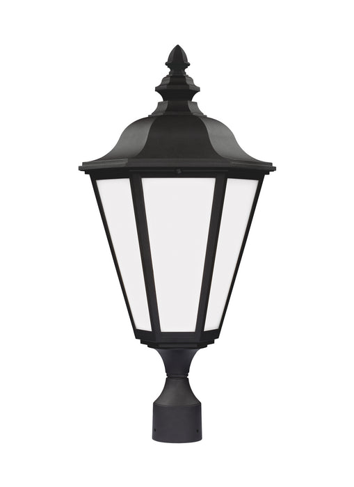 Generation Lighting 89025-12 One Light Outdoor Post Lantern, Black