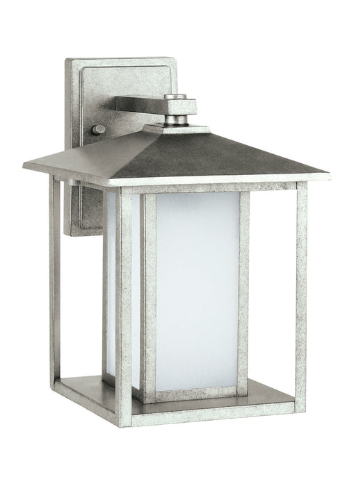 Generation Lighting 89031-57 One Light Outdoor Wall Lantern, Weathered Pewter