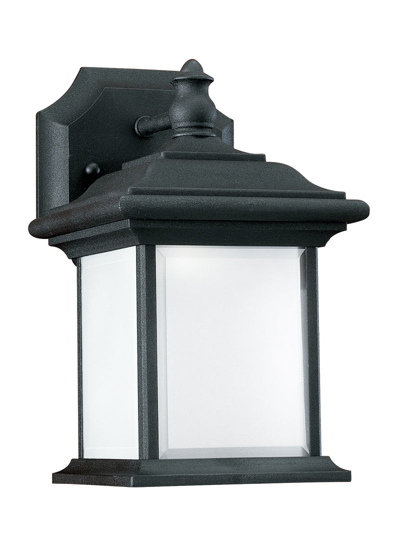 Generation Lighting 89101-12 One Light Outdoor Wall Lantern, Black