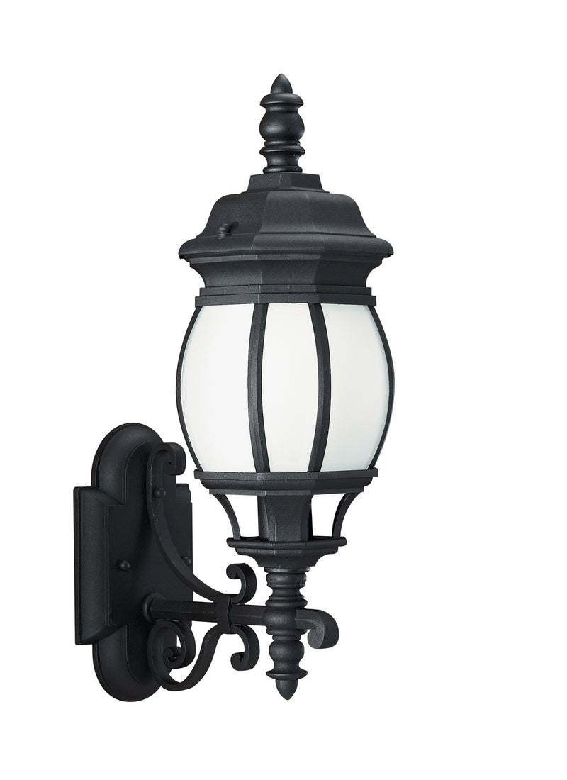 Generation Lighting 89102-12 One Light Outdoor Wall Lantern, Black