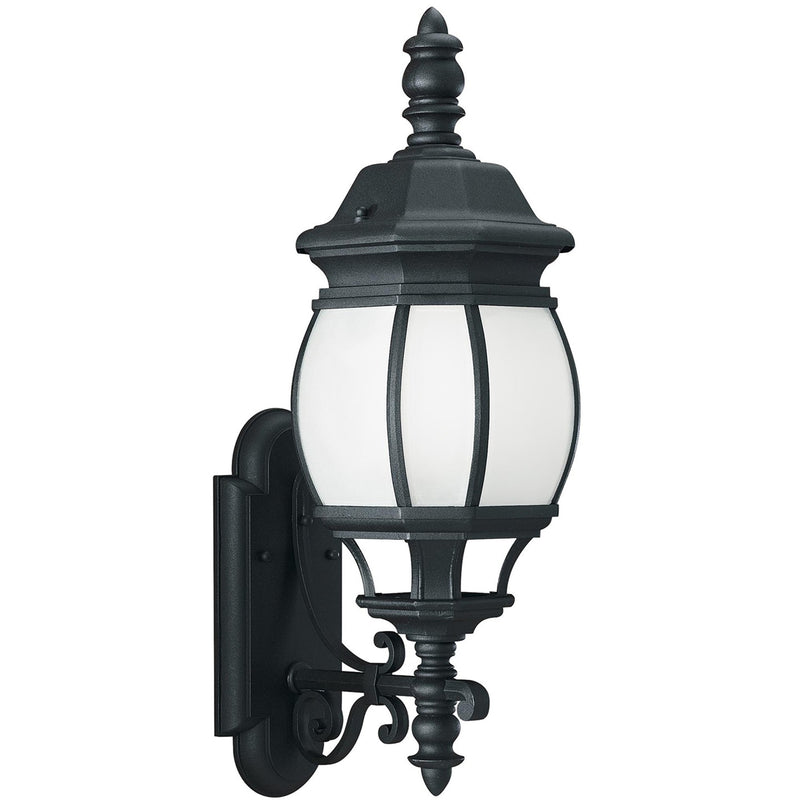 Generation Lighting 89103-12 One Light Outdoor Wall Lantern, Black