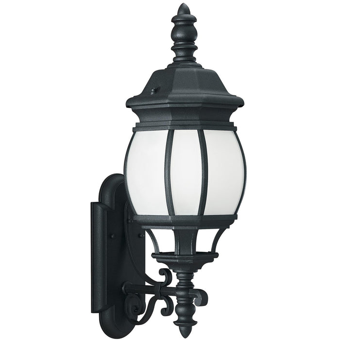 Generation Lighting 89103-12 One Light Outdoor Wall Lantern, Black
