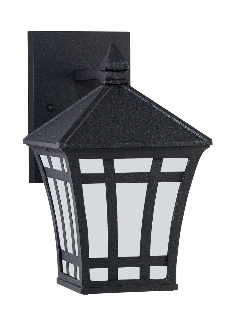 Generation Lighting 89131-12 One Light Outdoor Wall Lantern, Black
