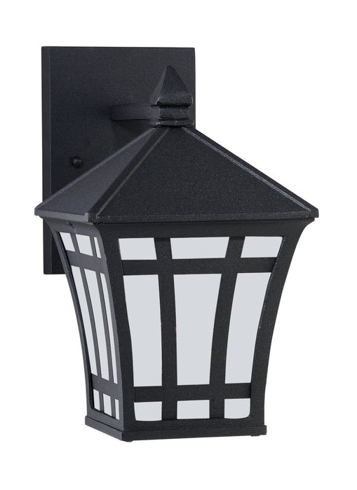 Generation Lighting 89131-12 One Light Outdoor Wall Lantern, Black