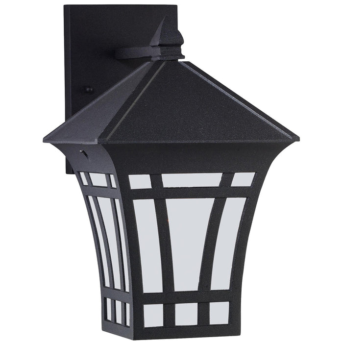 Generation Lighting 89132-12 One Light Outdoor Wall Lantern, Black