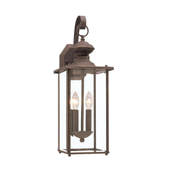 Generation Lighting 8468EN-71 Two Light Outdoor Wall Lantern, Antique Bronze