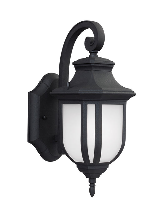 Generation Lighting 8536301EN3-12 One Light Outdoor Wall Lantern, Black