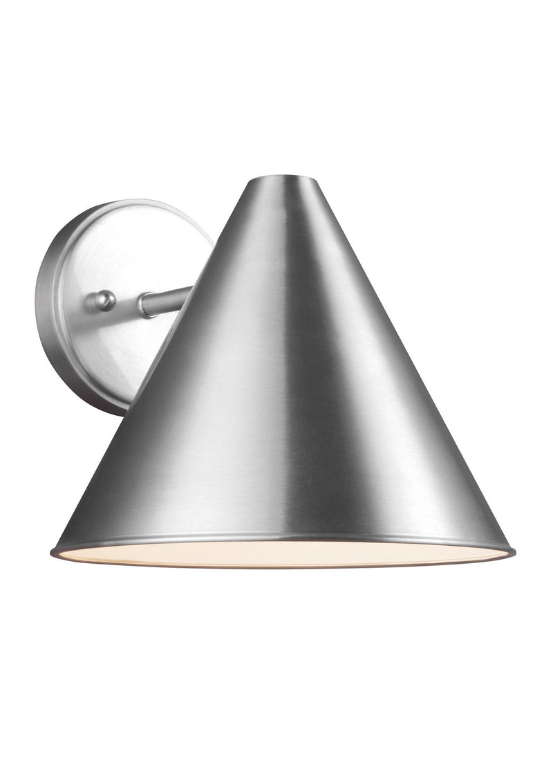 Generation Lighting 8538501EN3-04 One Light Outdoor Wall Lantern, Satin Aluminum