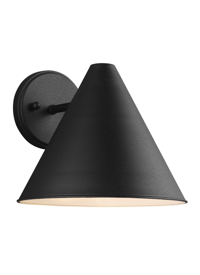 Generation Lighting 8538501EN3-12 One Light Outdoor Wall Lantern, Black
