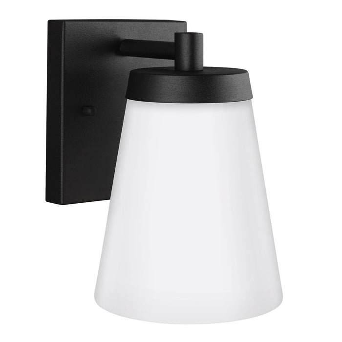 Generation Lighting 8538601-12 One Light Outdoor Wall Lantern, Black