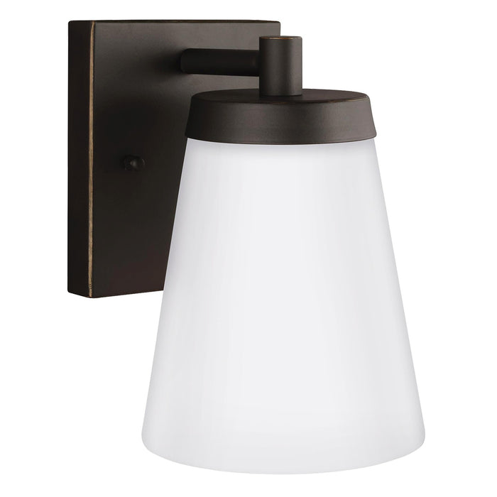 Generation Lighting 8538601-71 One Light Outdoor Wall Lantern, Antique Bronze