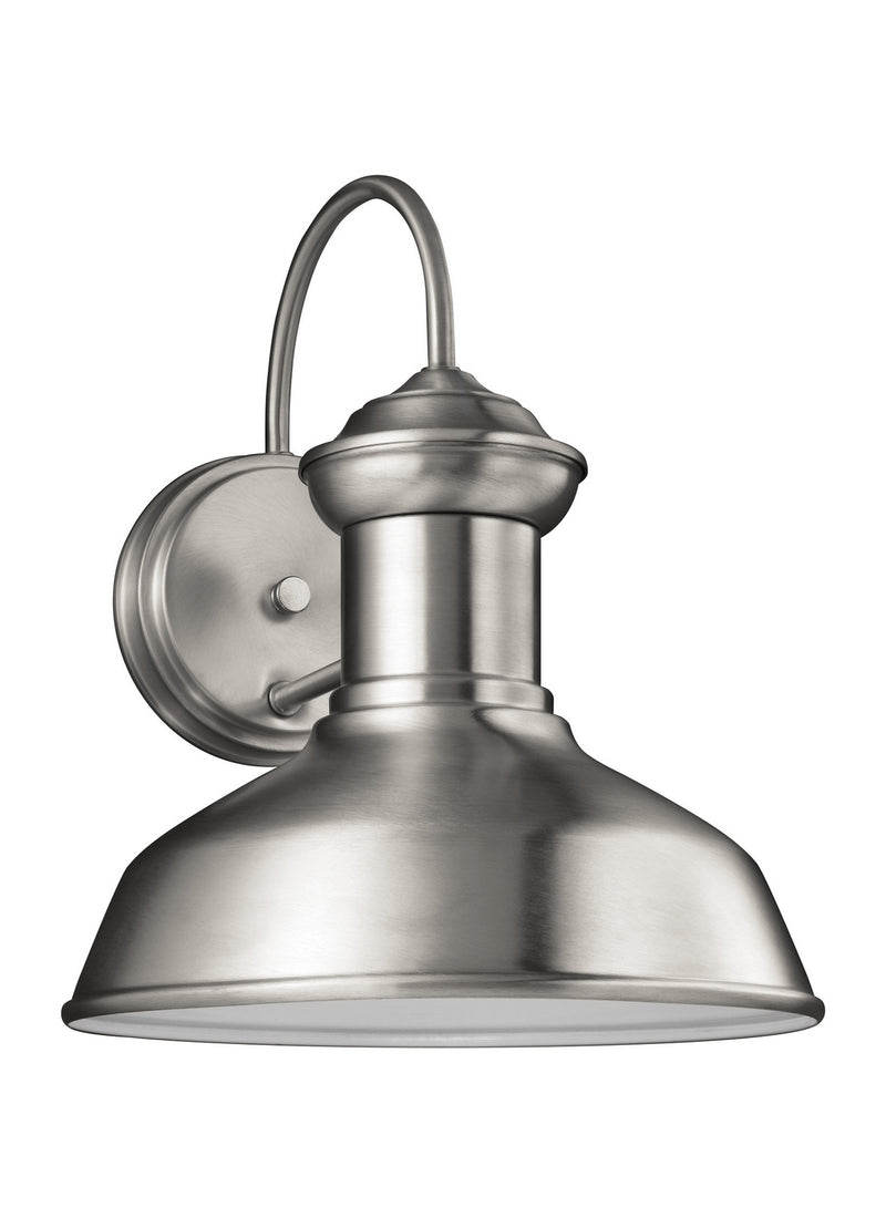 Generation Lighting 8547701EN3-04 One Light Outdoor Wall Lantern, Satin Aluminum