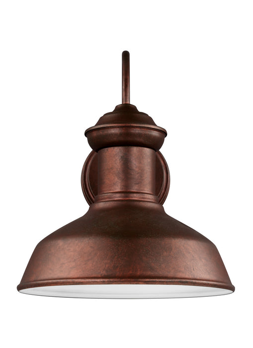 Generation Lighting 8547701EN3-44 One Light Outdoor Wall Lantern, Weathered Copper