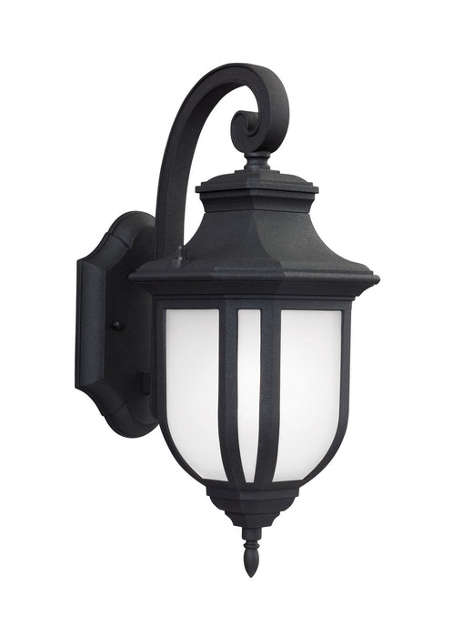 Generation Lighting 8636301EN3-12 One Light Outdoor Wall Lantern, Black