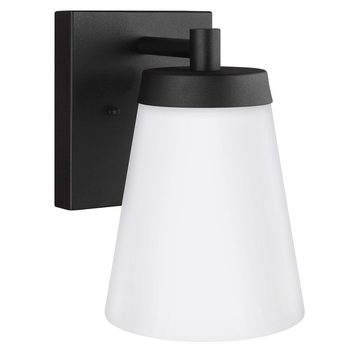 Generation Lighting 8638601-12 One Light Outdoor Wall Lantern, Black