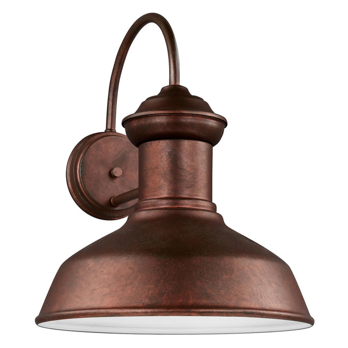 Generation Lighting 8647701EN3-44 One Light Outdoor Wall Lantern, Weathered Copper