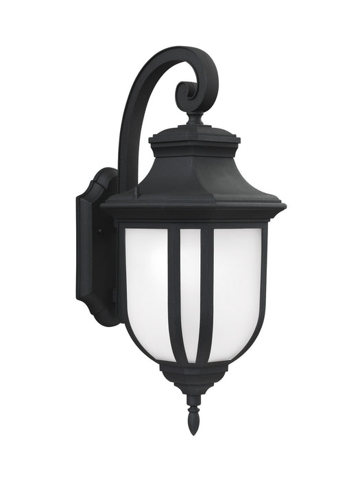 Generation Lighting 8736301EN3-12 One Light Outdoor Wall Lantern, Black