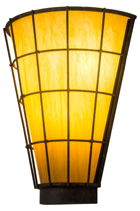 Meyda Tiffany 121547 Three Light Wall Sconce, Capri