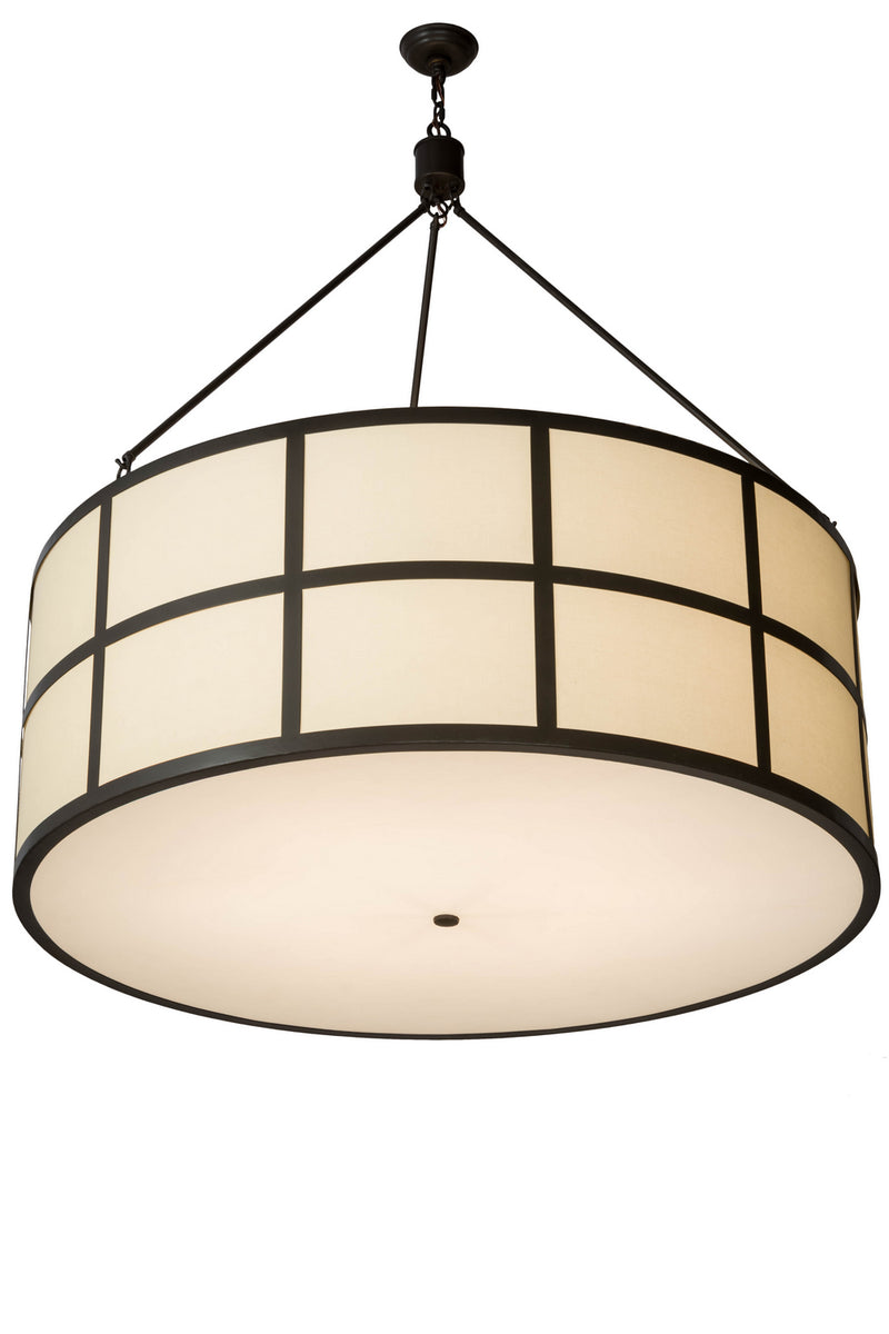 Meyda Tiffany 176234 Six Light Pendant, Timeless Bronze