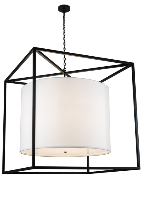 Meyda Tiffany 176627 Six Light Pendant, Textured Black