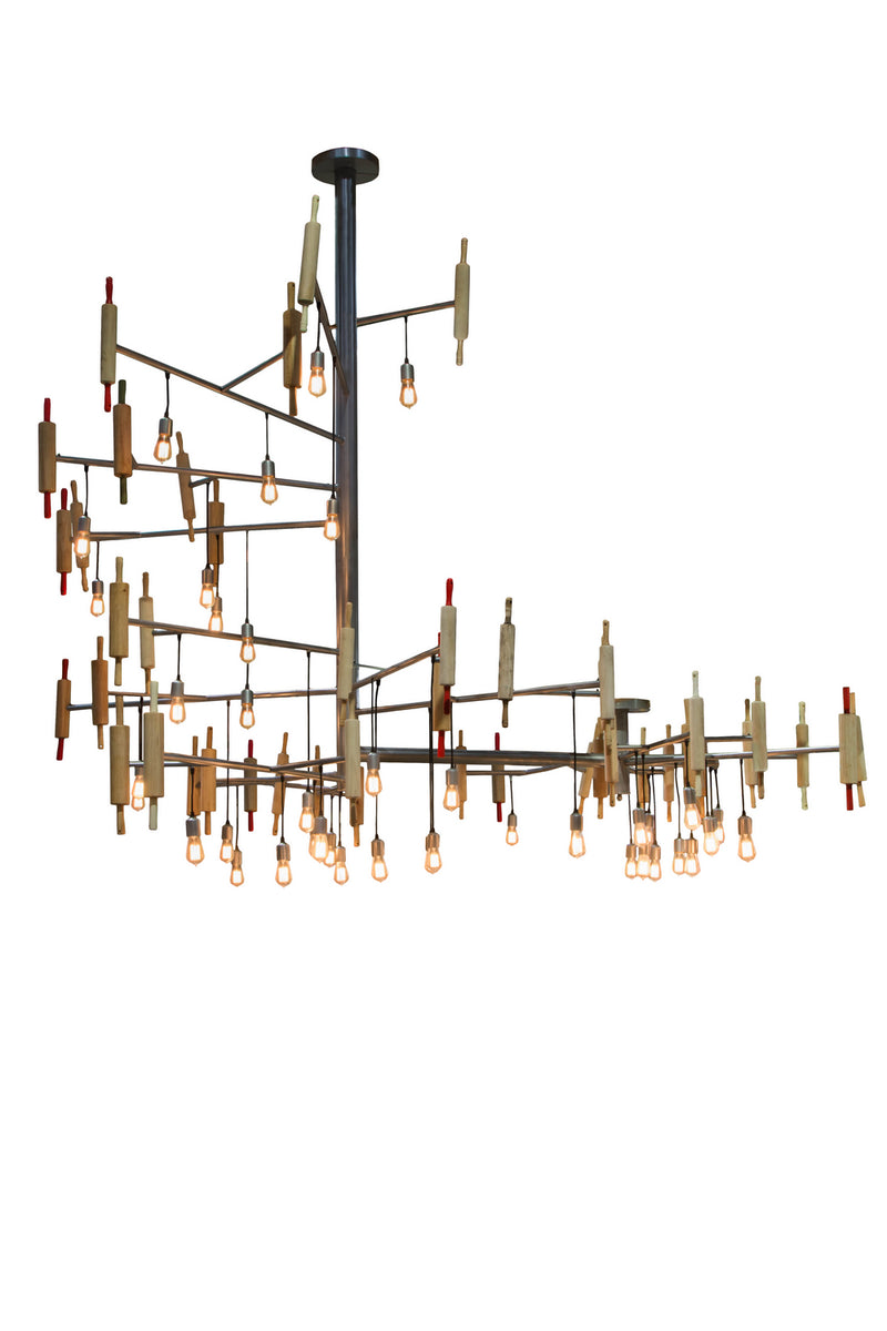 Meyda Tiffany 177477 LED Chandelier, Sparkle Silver