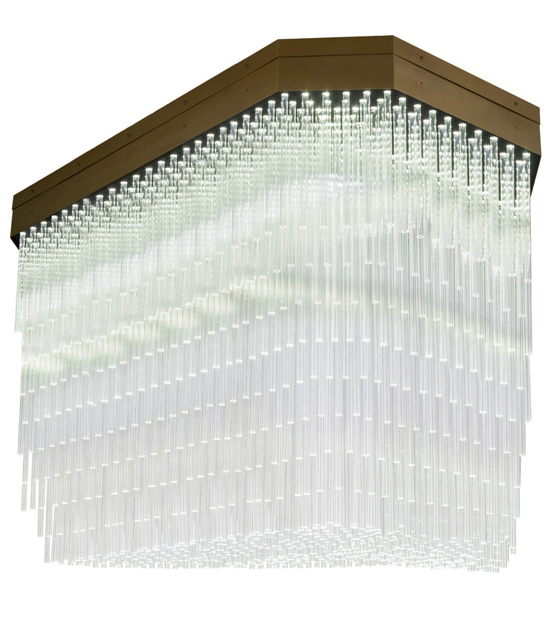Meyda Tiffany 177513 LED Flushmount, Buttered Brass